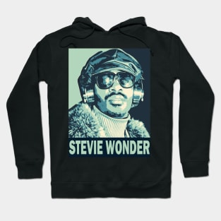 Stevie Wonder || Pop Art Poster 70s Hoodie